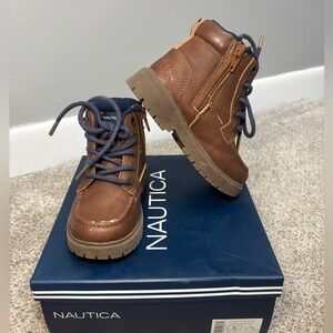 Nautica Kids ZAYSAN Boot Lace-Up and Zipper Bootie Toddler Boy 8